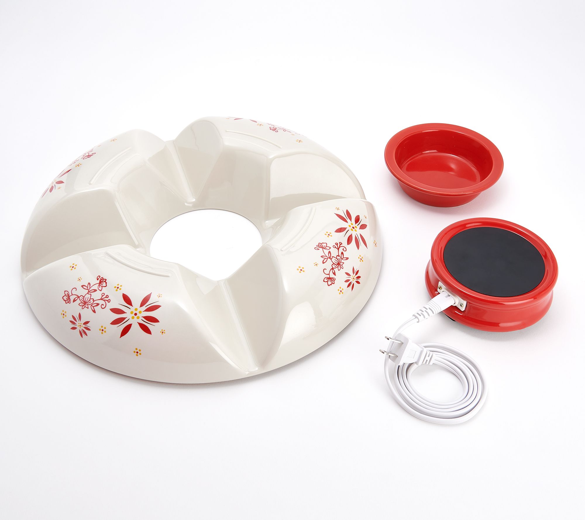 Cooks Essentials Chip and Dip Warmer with Removable Heating Base