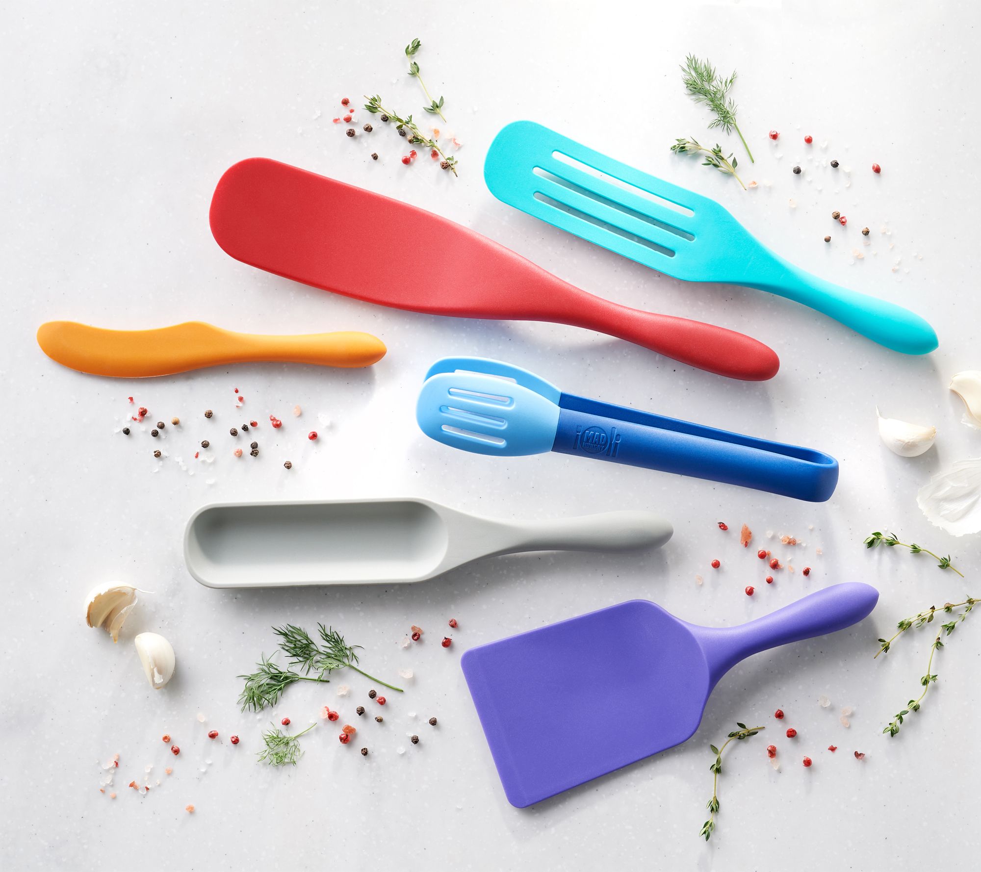 Mad Hungry 4-Piece Silicone Spurtle Set by Kalorik