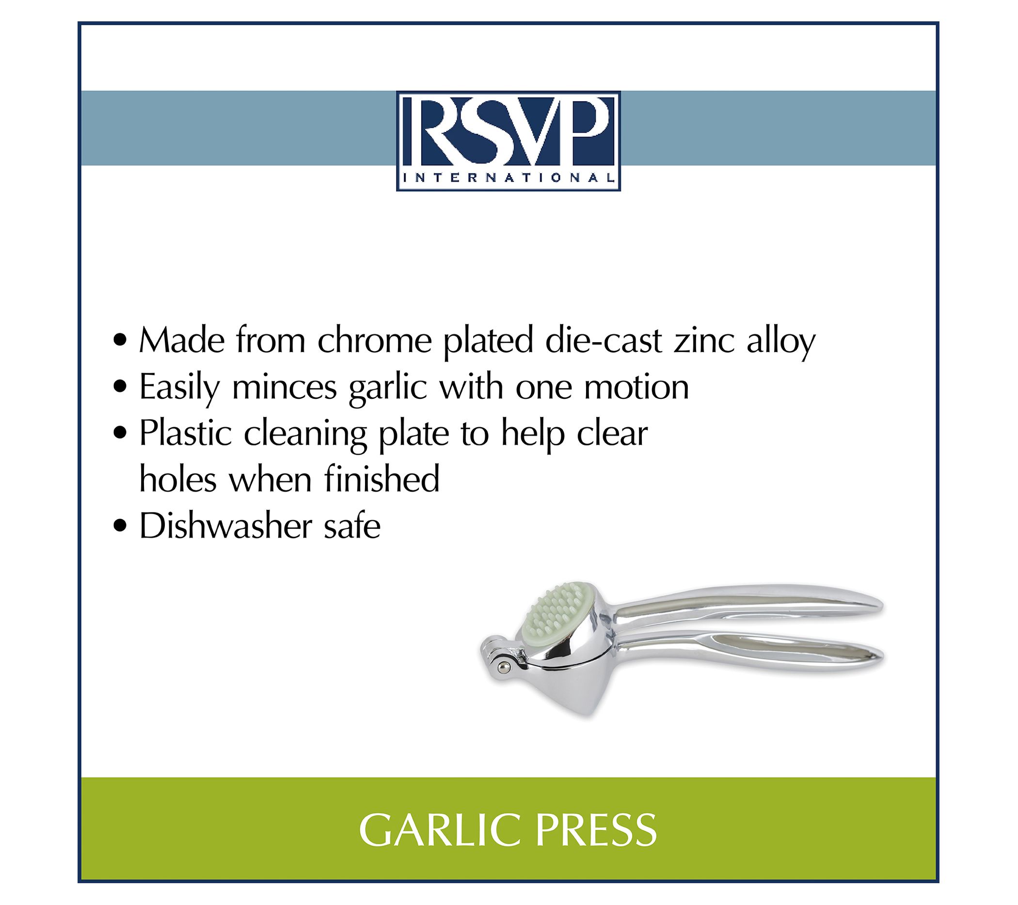 Moha Galien Garlic Press with Cleaning Stopper