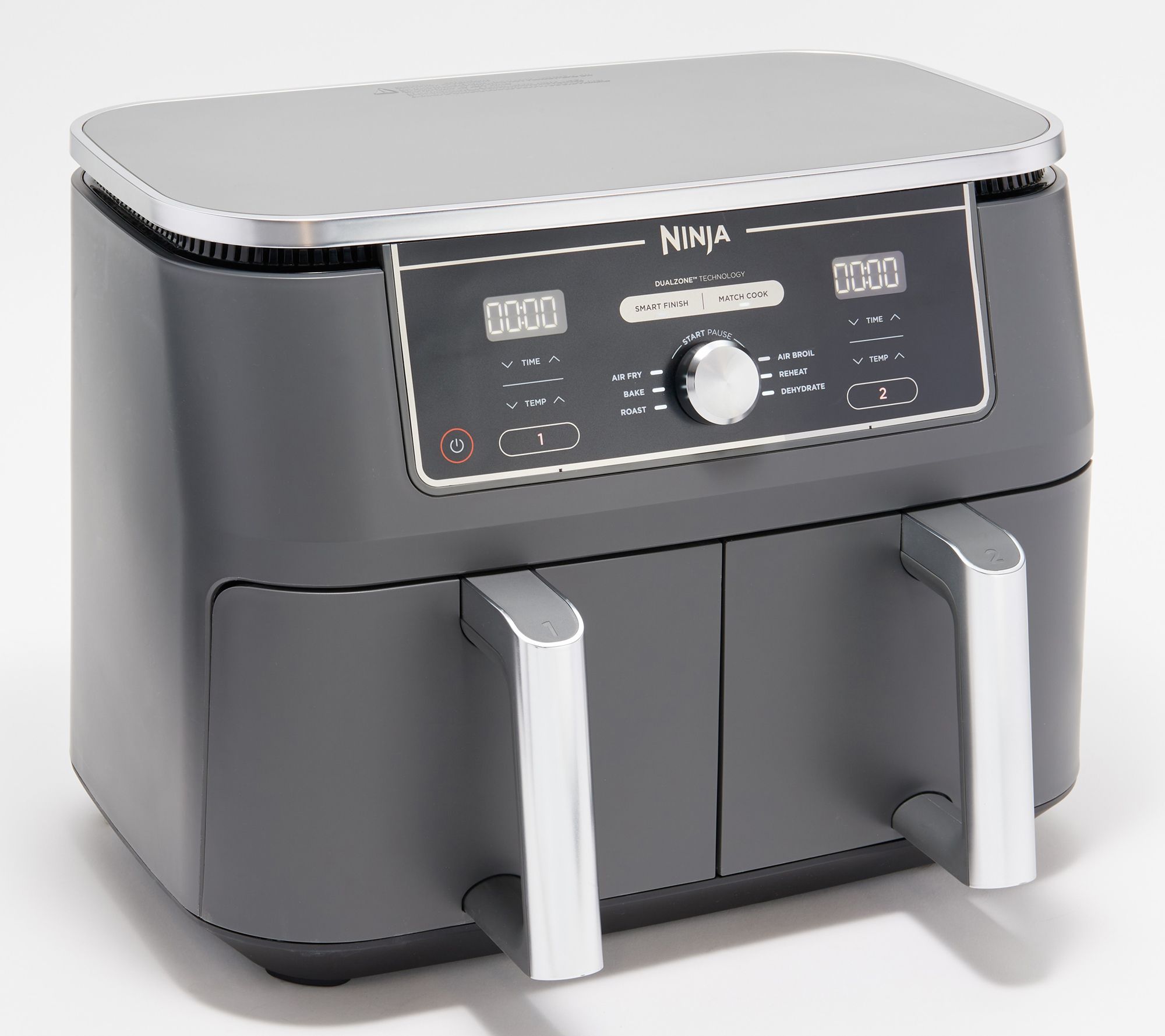 Ninja Foodi XL 6-in-1 10-Qt Dual Zone Air Fryer with Broiler Rack - QVC.com