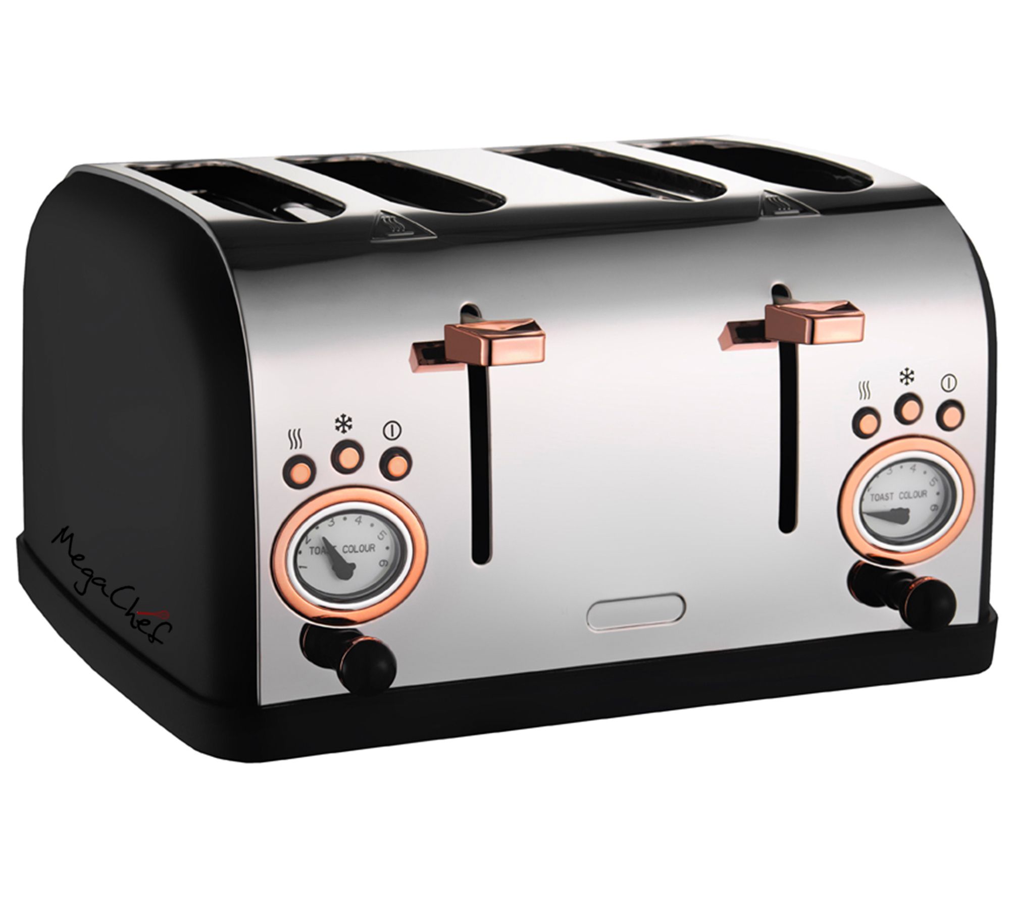 MegaChef 4-Slice Wide Slot Variable Toaster