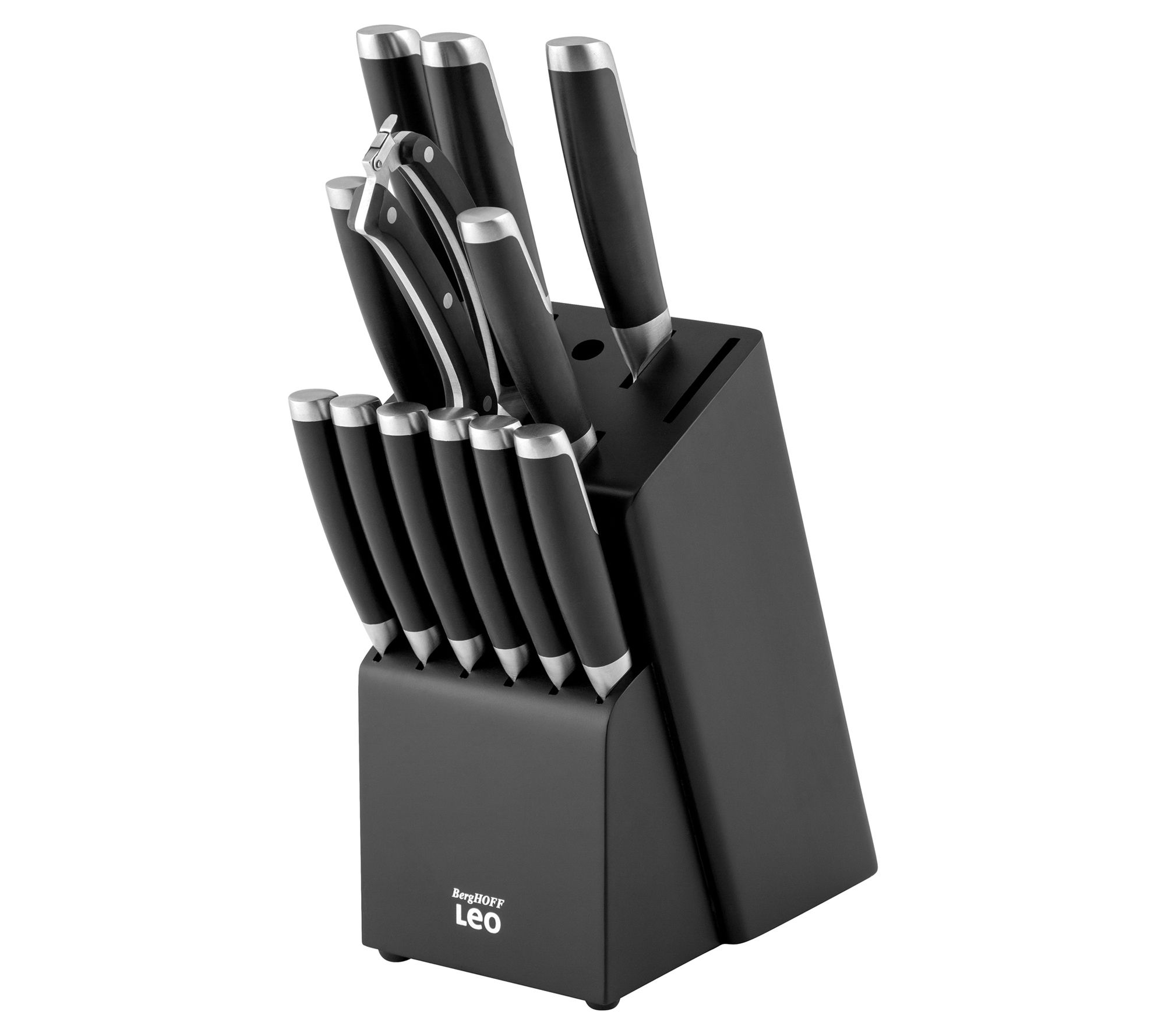 BergHOFF Graphite Stainless Steel 13Pc Knife Block Set