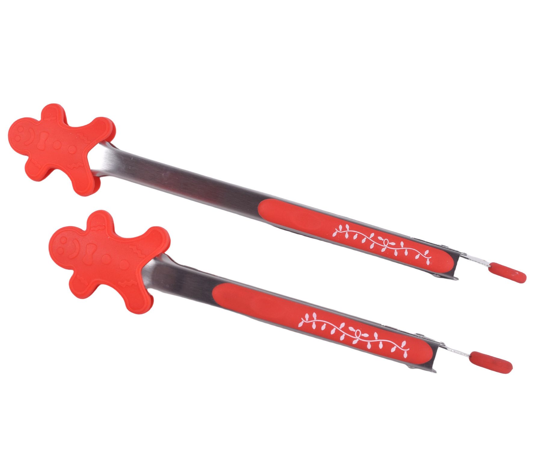 Temp-tations Special Edition Set of (2) 10" and 13" Figural Tongs