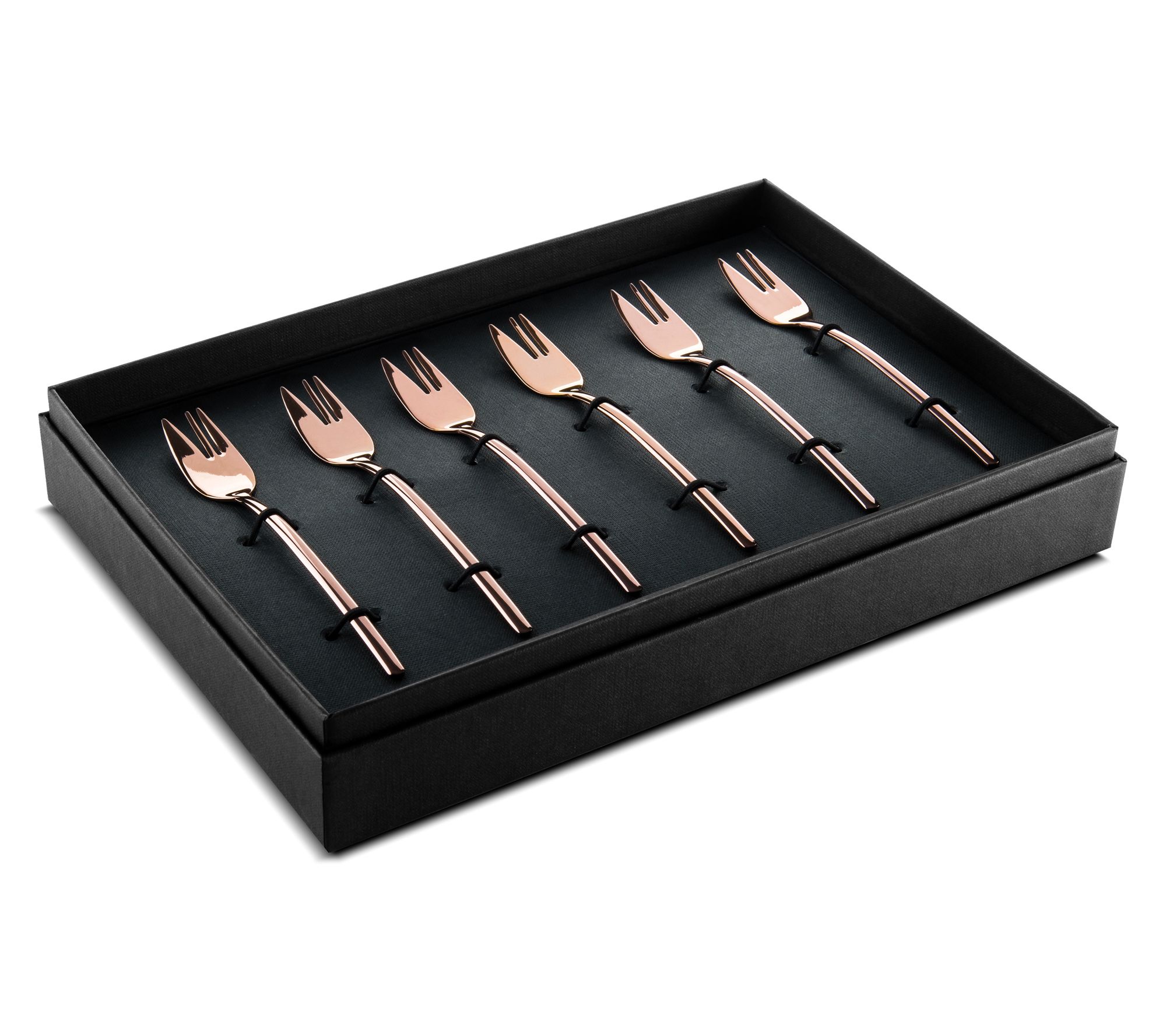 Mepra 6pc Due Cake Forks Gift Box Set