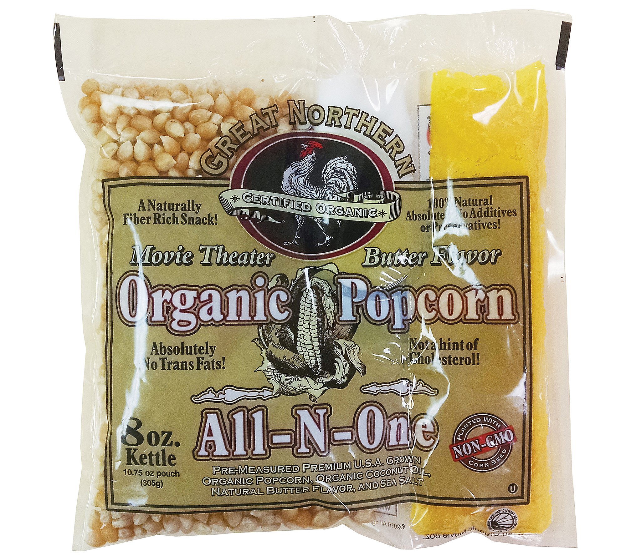 Great Northern (18) 8-oz Organic Movie Theater Popcorn Packs