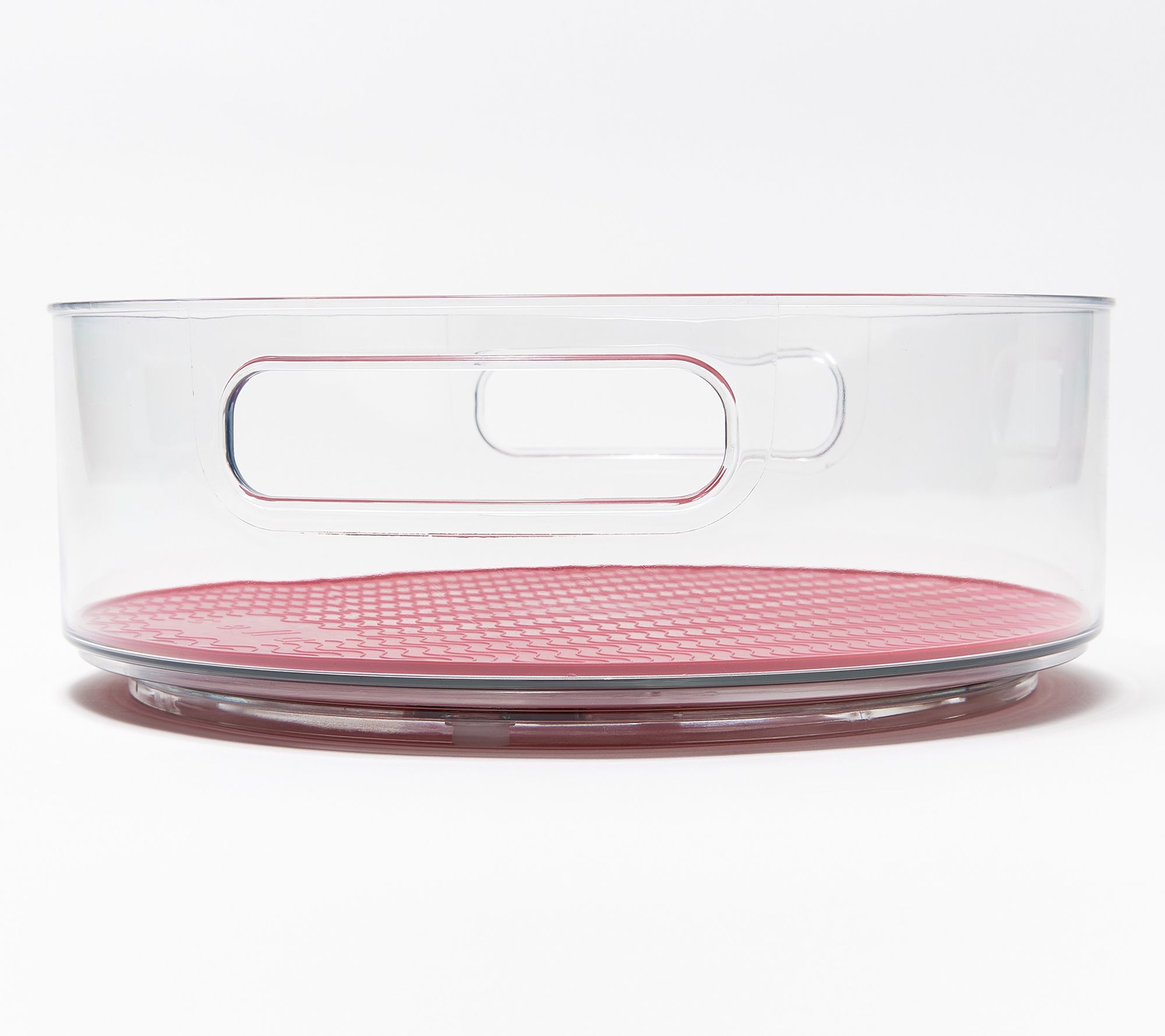 c e ll a Set of (2) 10" High Wall Clear Kitchen Turntables