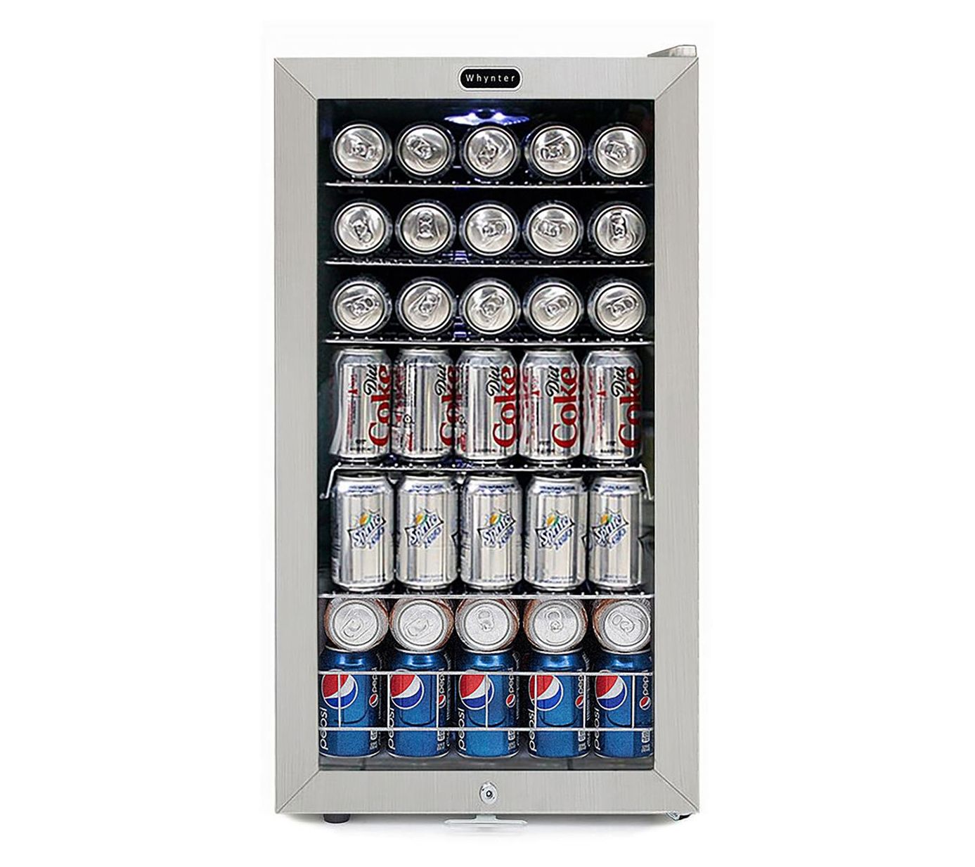 Whynter 120-Can Beverage Refrigerator with Lock