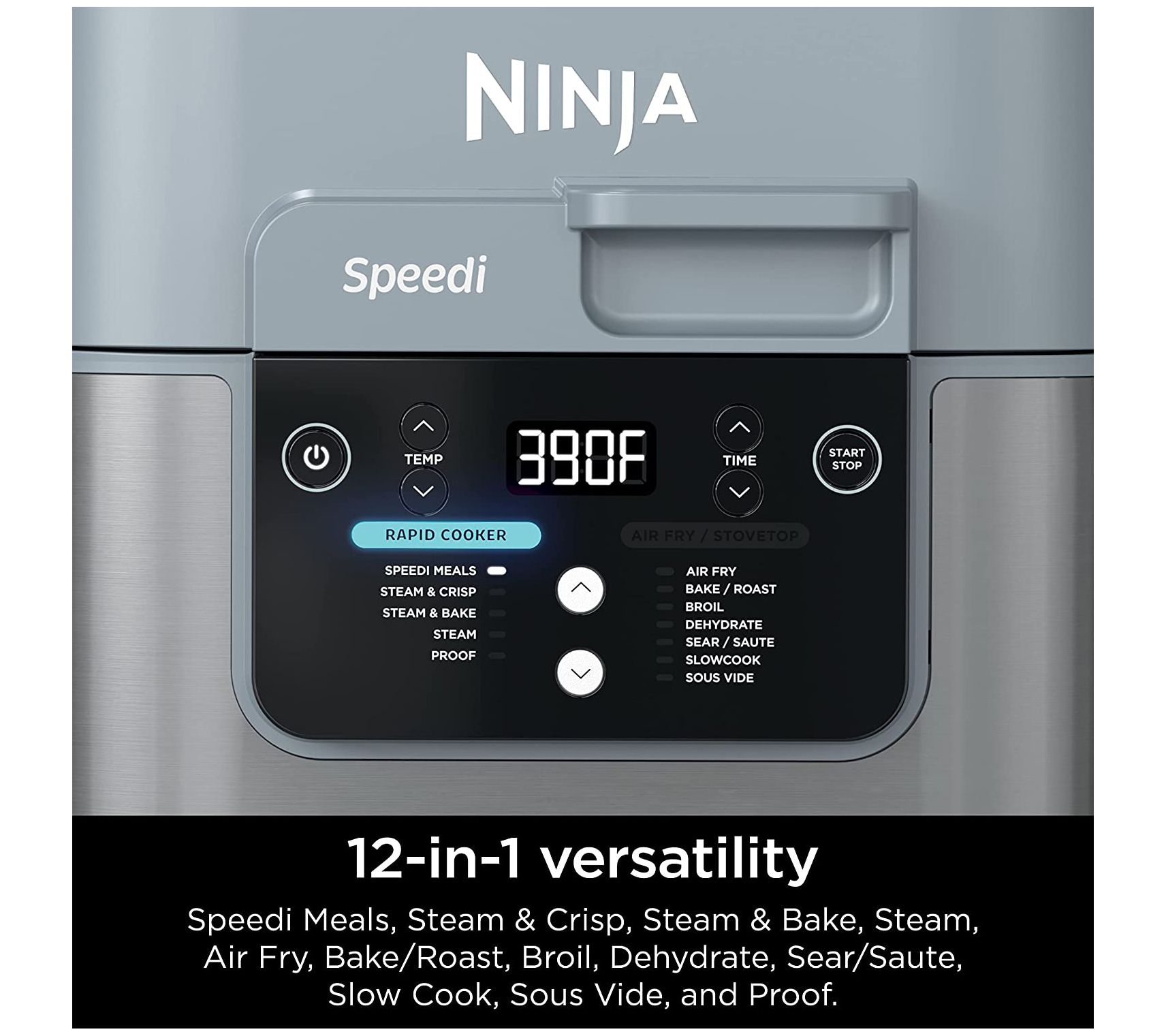 Ninja SF301 Speedi Rapid Cooker & Air Fryer, 6-Quart Capacity, 12-in-1  Functions to Steam, Bake, Roast, Sear, Sauté, Slow Cook, Sous Vide & More