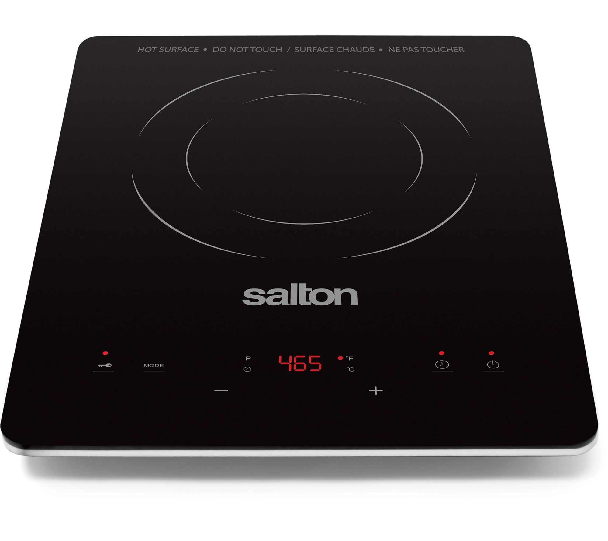 Salton Infrared Cooktop Double Burner - Silver