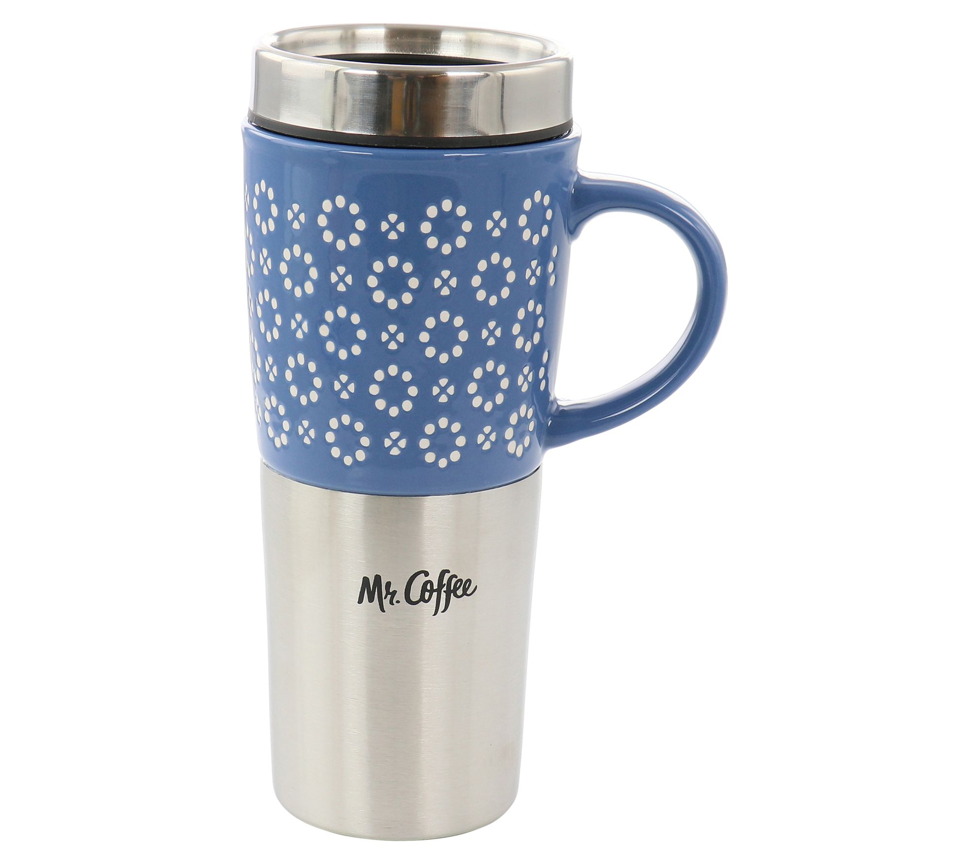 Mr. Coffee Java Quest 23 oz. Assorted Colors Stainless Steel Tumbler (Set  of 4) with Lids 985118442M - The Home Depot