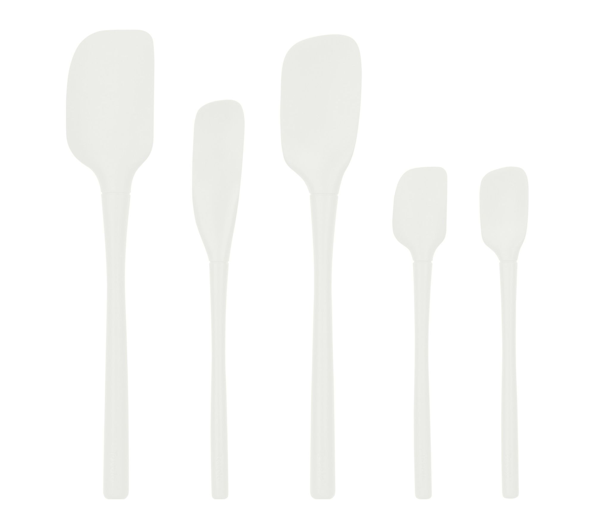 Tovolo Set of 5 Flex-Core Spatula with Silicone Handles