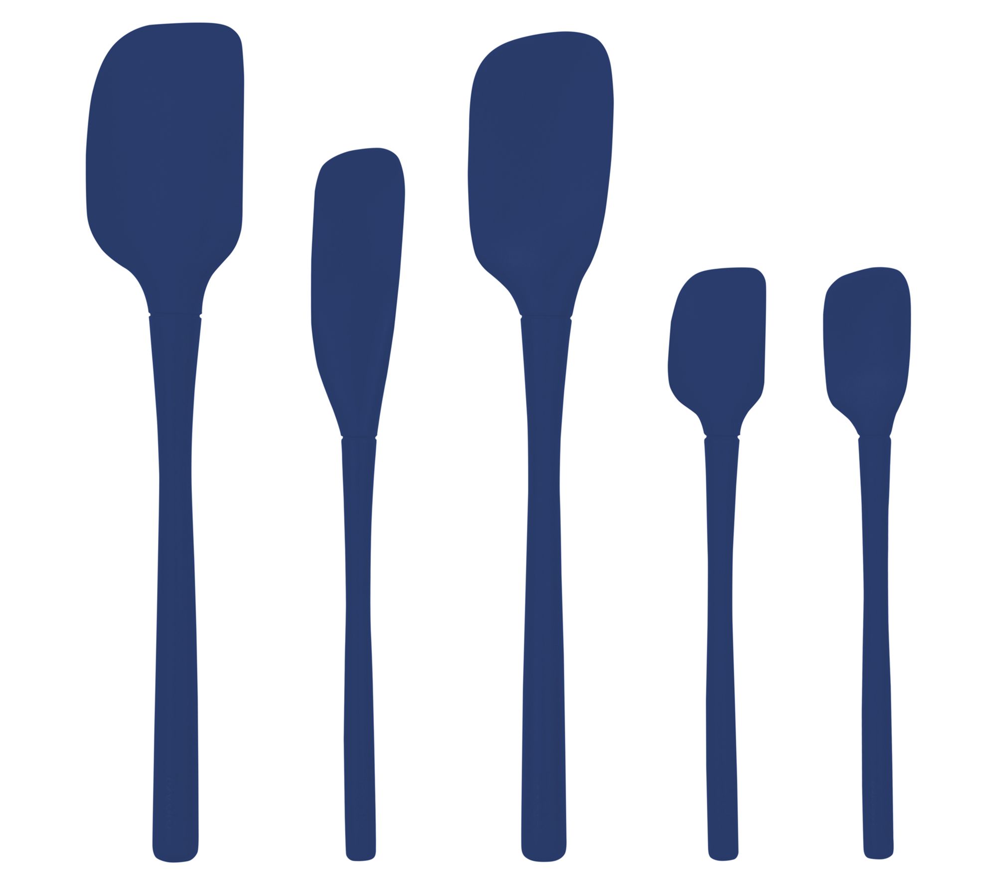 Tovolo Set of 5 Flex-Core Spatula with Silicone Handles
