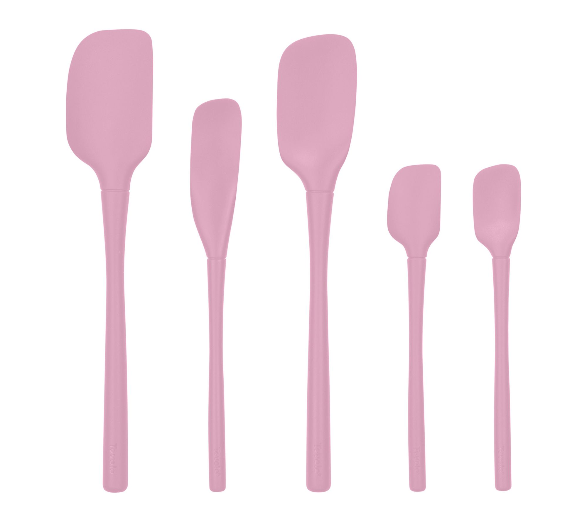 Tovolo Set of 5 Flex-Core Spatula with Silicone Handles