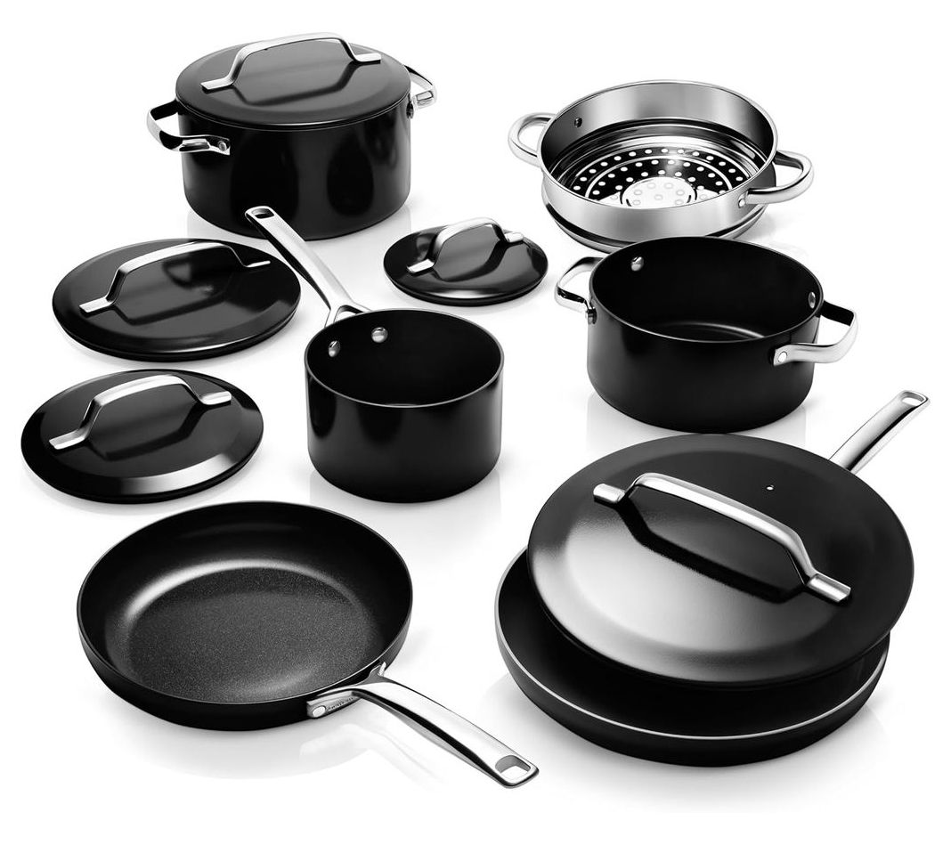 Gotham Steel Modern 11 Piece Ceramic Nonstick Cookware Set