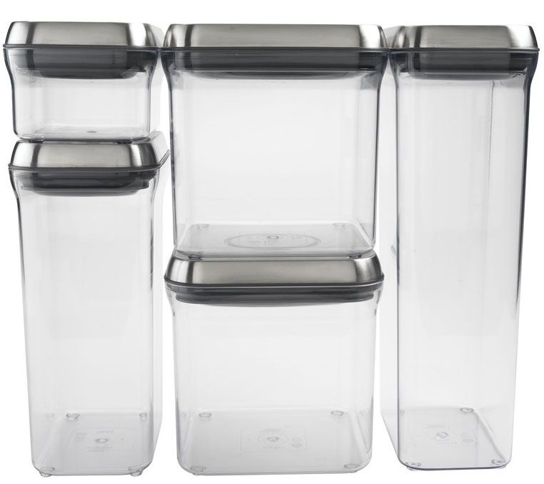 OXO Steel Pop 12-Pc. Food Storage Container Set with Scoop