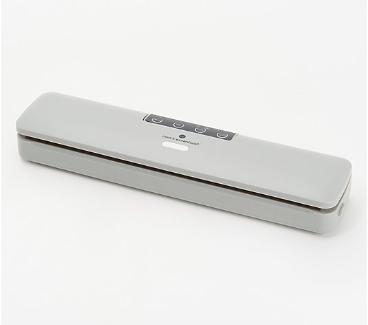 As Is Cook's Essentials Compact Vacuum Sealer with Sealing Bags