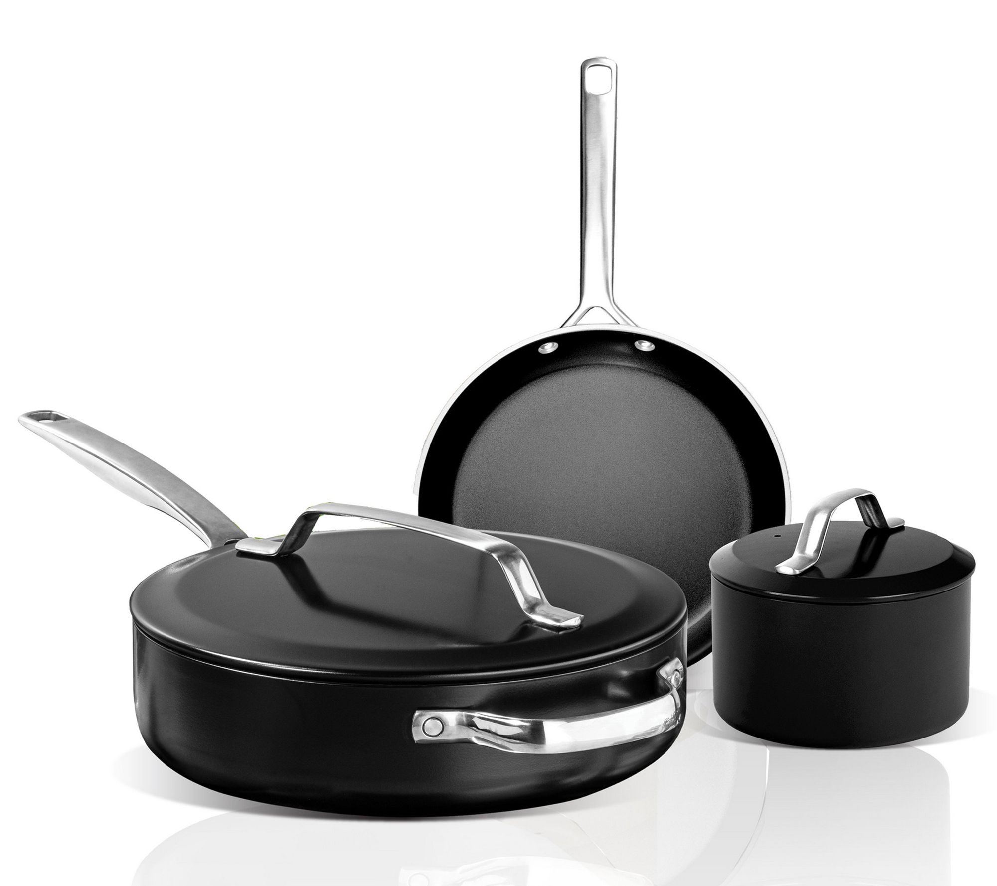 Gotham Steel Modern 5 Piece Ceramic Nonstick Cookware Set