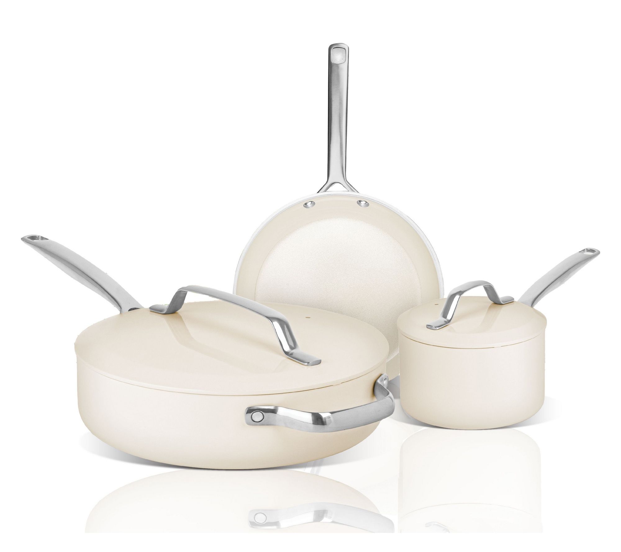 Gotham Steel Modern 5 Piece Ceramic Nonstick Cookware Set