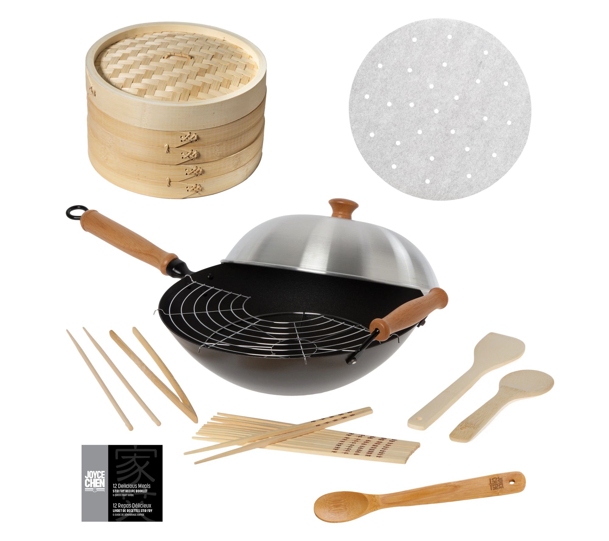 Joyce Chen Professional Series  Nonstick 14" Wok Bundle Plus