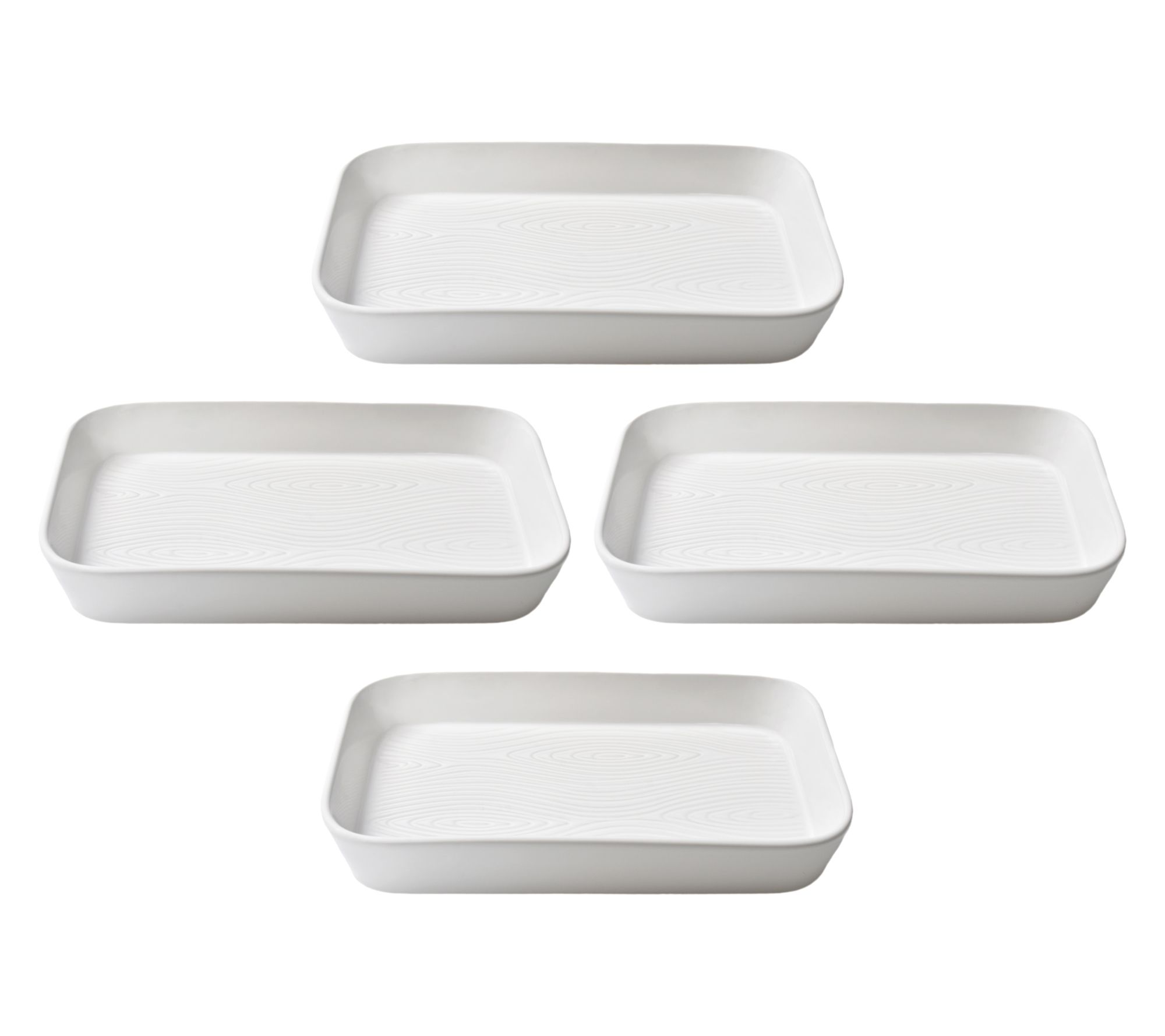 "As Is" Temp-tations Set of (4) Stoneware Micro Bakers