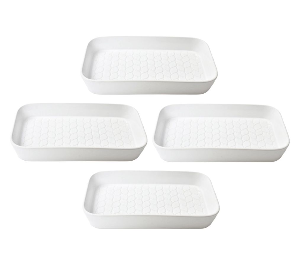 "As Is" Temp-tations Set of (4) Stoneware Micro Bakers