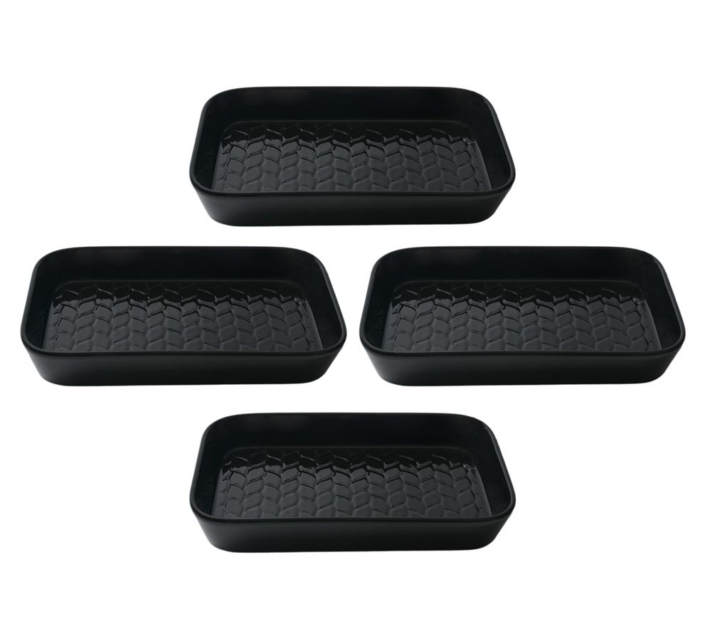 "As Is" Temp-tations Set of (4) Stoneware Micro Bakers