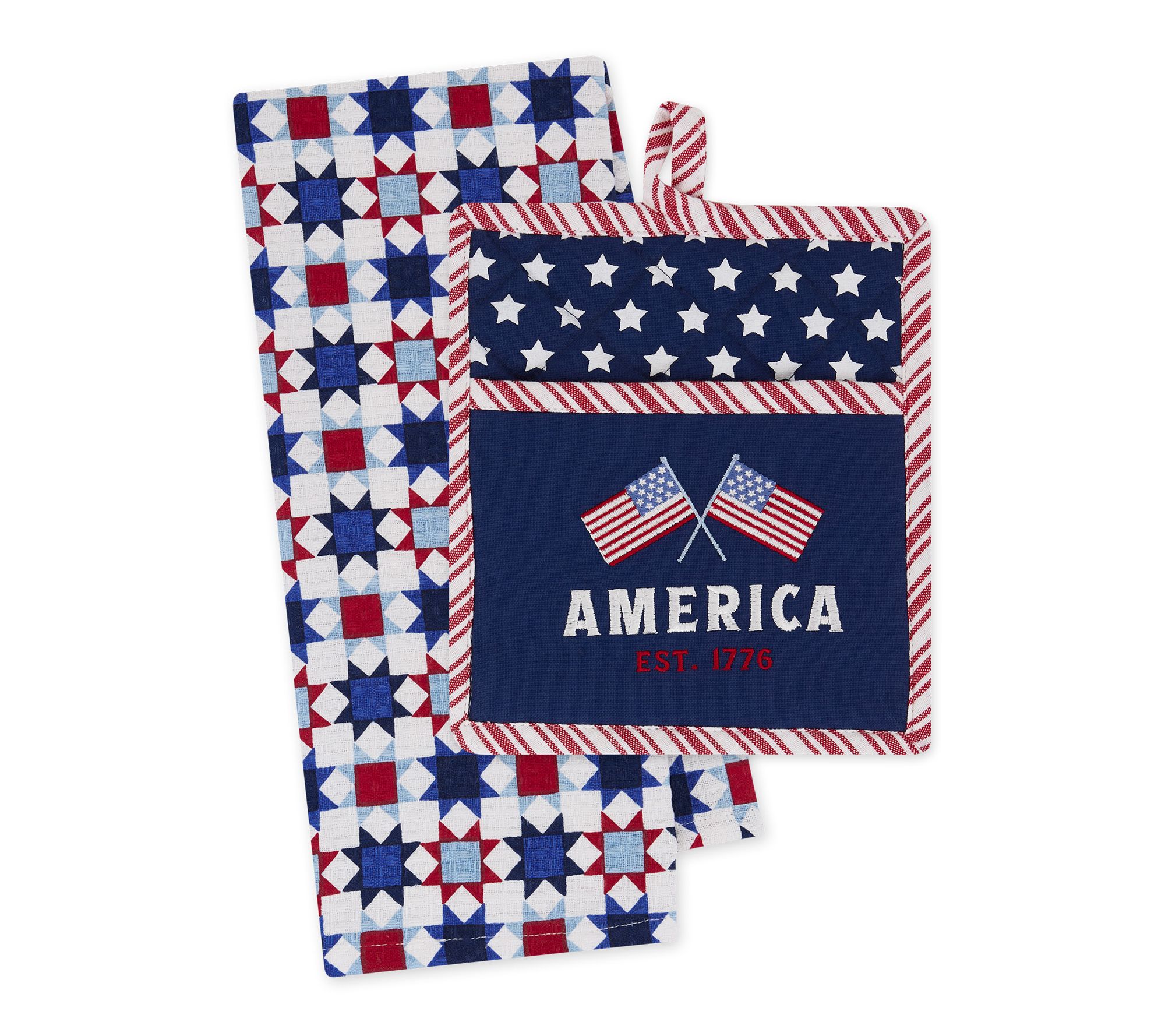 Design Imports America Potholder Gift Set