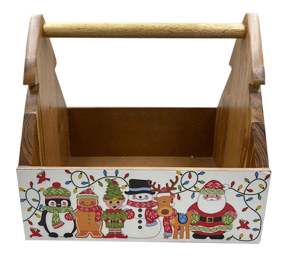 "As Is" Temp-tations Seasonal Multi Purpose Wood Caddy