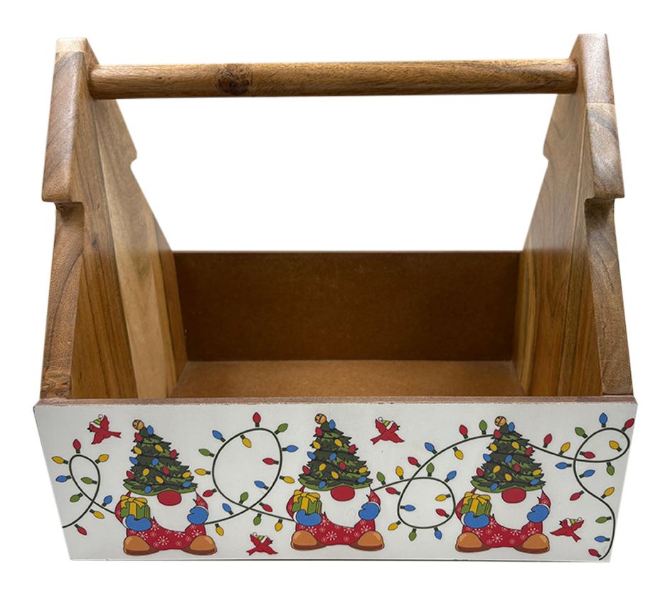 "As Is" Temp-tations Seasonal Multi Purpose Wood Caddy
