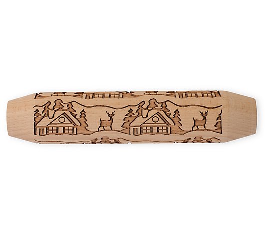 Nordic Ware Woodland Cottage Embossed Rolling Pin