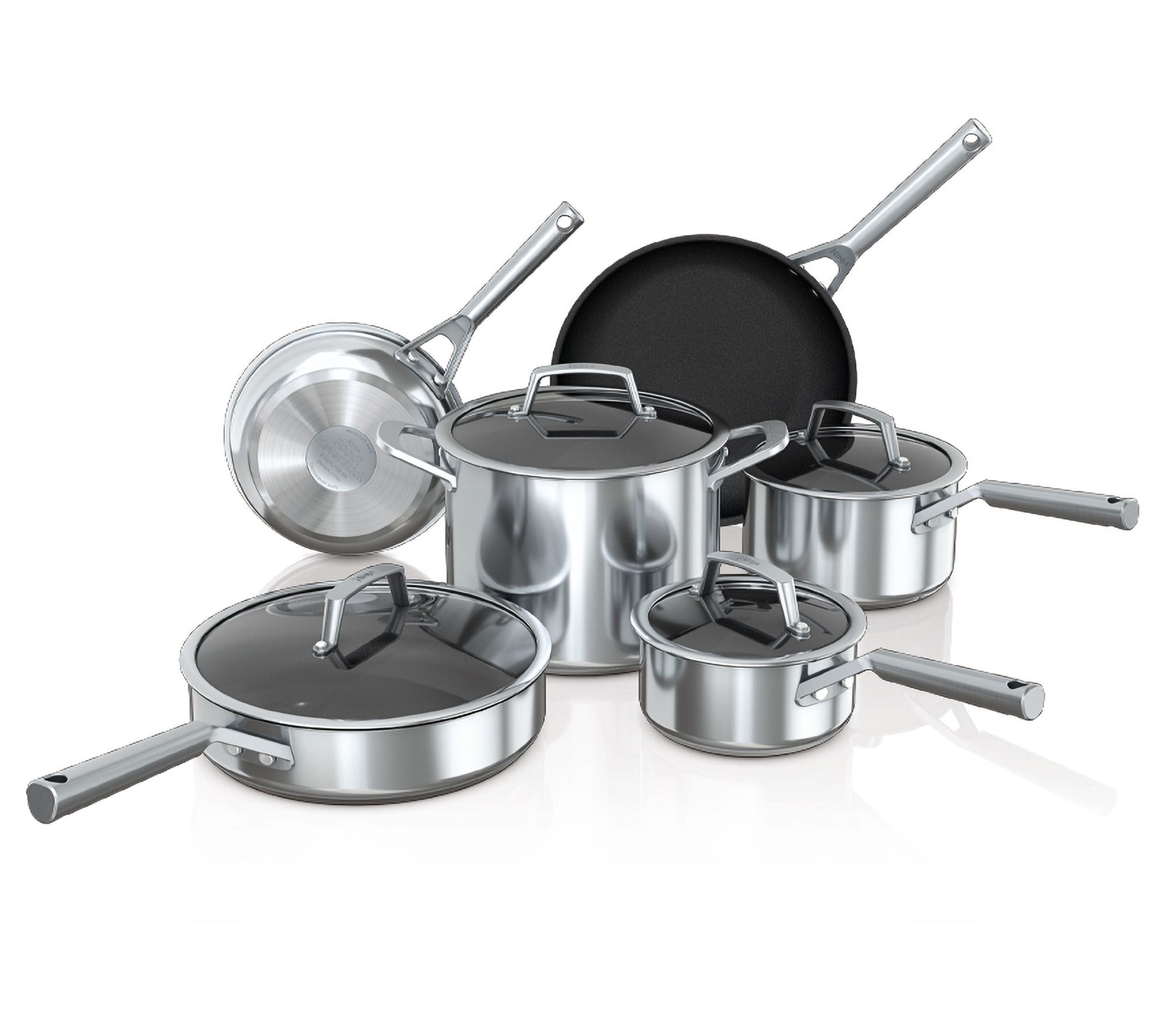 NINJA Foodi NeverStick Vivid 8-Piece Aluminum Cookware Set with