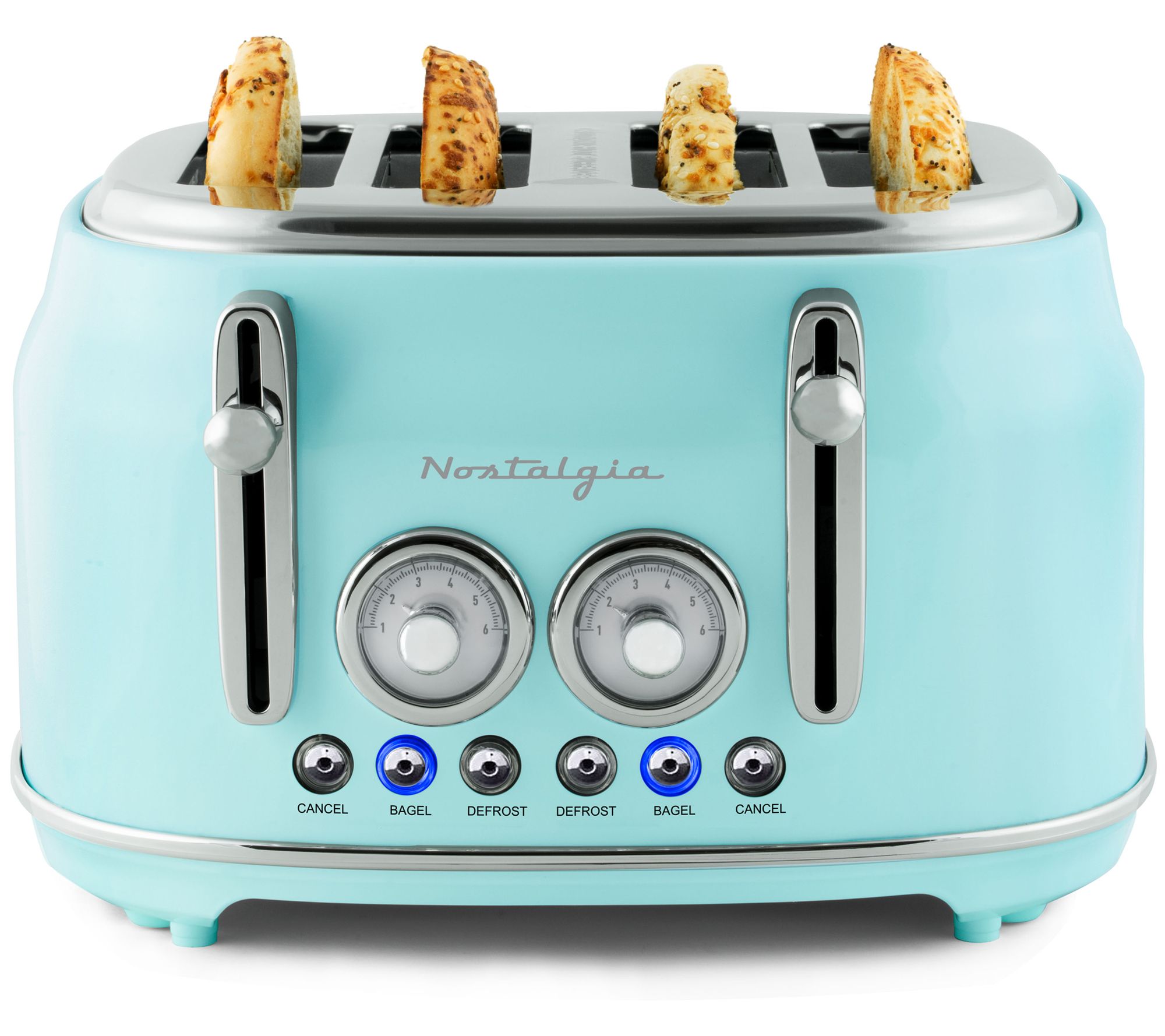  Brentwood Appliances Cool-Touch 2-Slice Retro Toaster with  Extra-Wide Slots (Blue): Home & Kitchen