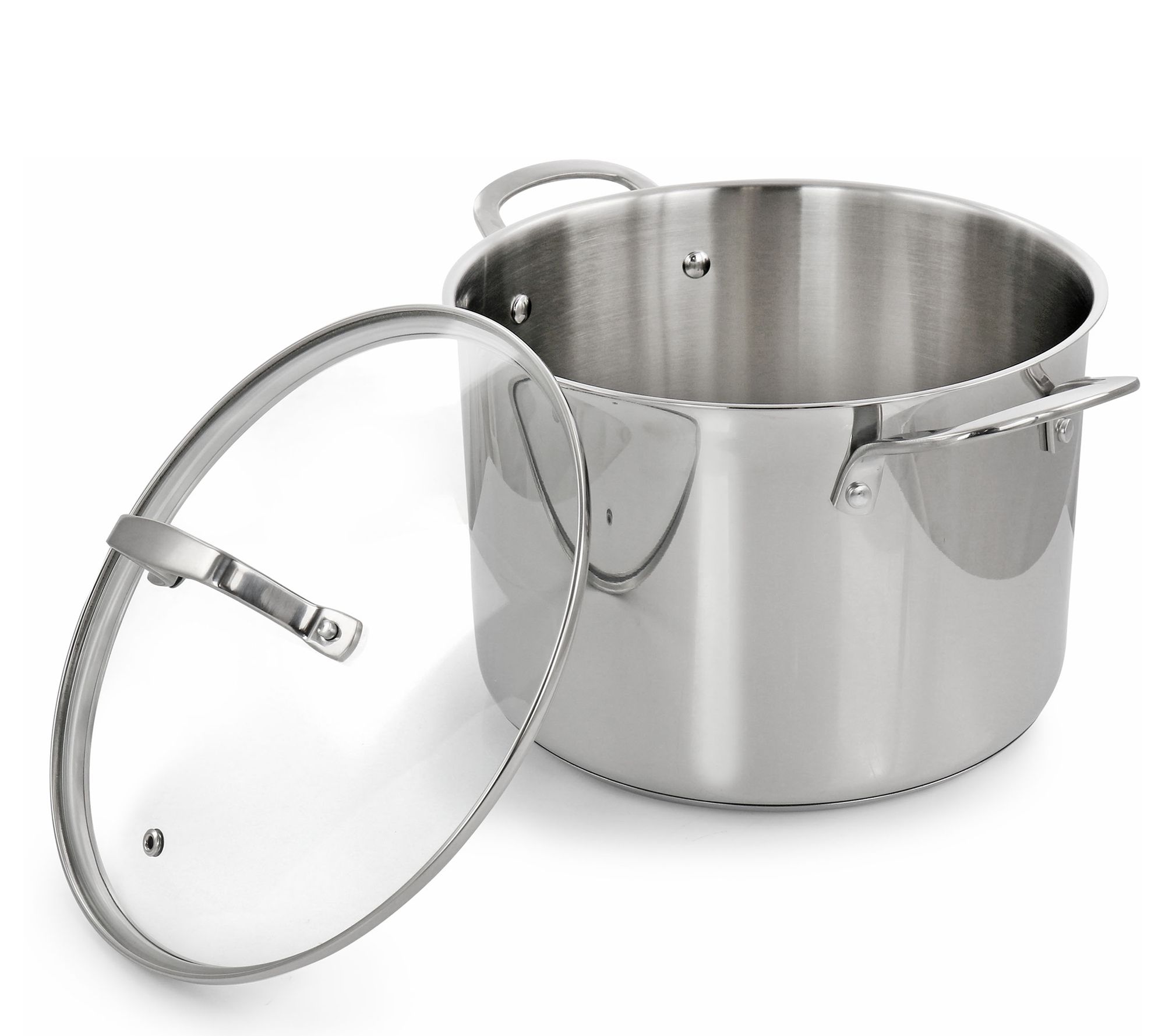 Martha Stewart Castelle 10-Piece Stainless Steel Cookware Set