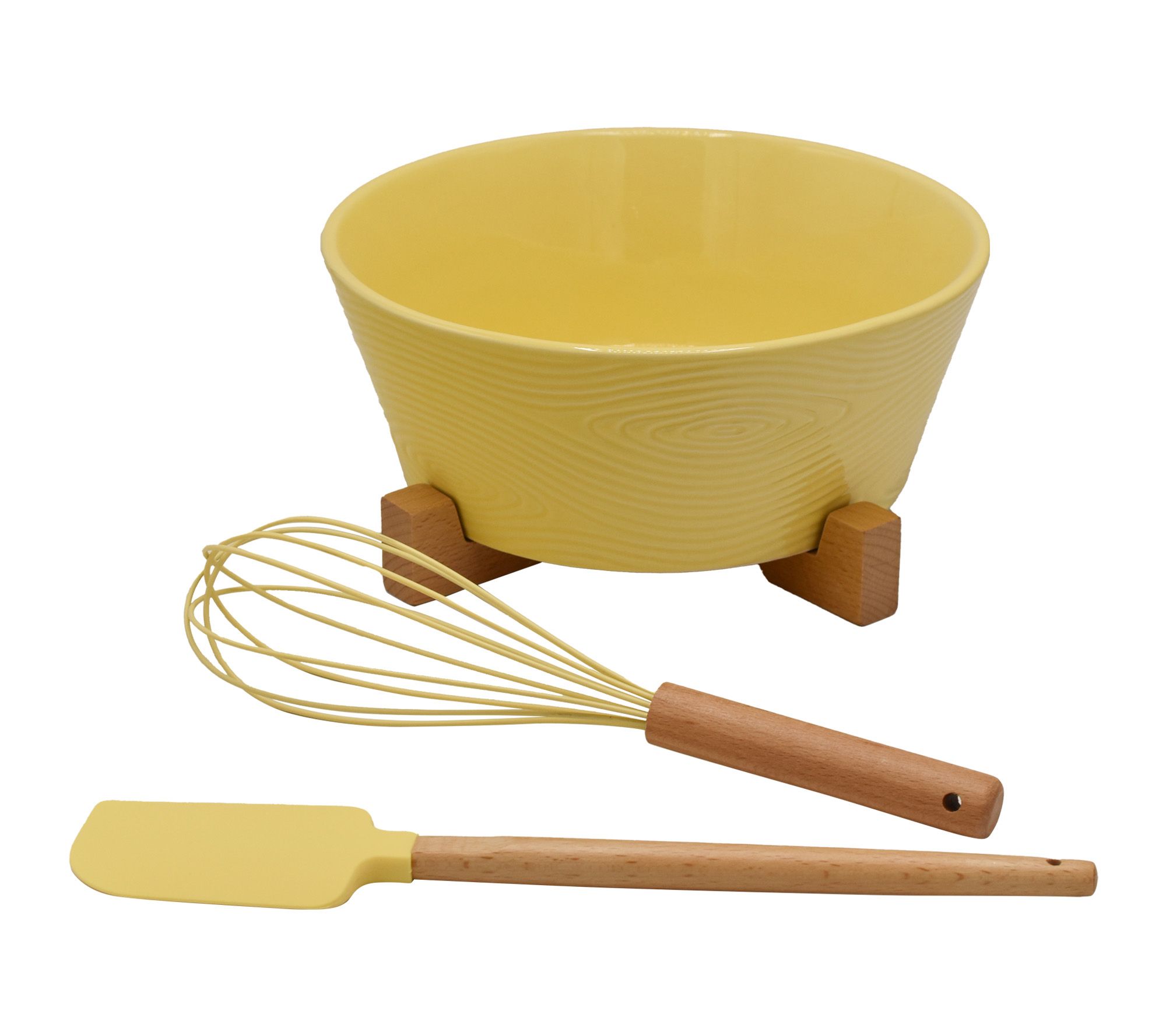 Mixing Bowls for Kitchen - Plastic Mixing Bowls with Handles 2.5 qt - Ideal for Mixing Up Cakes, Mixing Sauces and Dips, for Food Prep & More - Set of