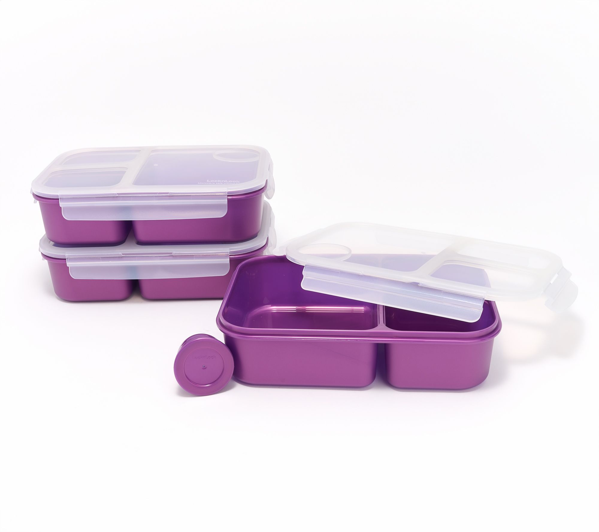 LocknLock Set of 3 Bento Lunch Boxes
