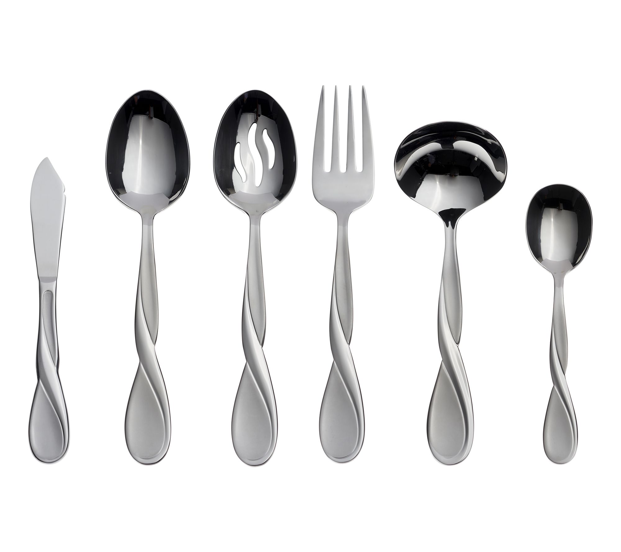 Oneida Satin Aquarius 6-Piece Fine Flatware Ser ving Set