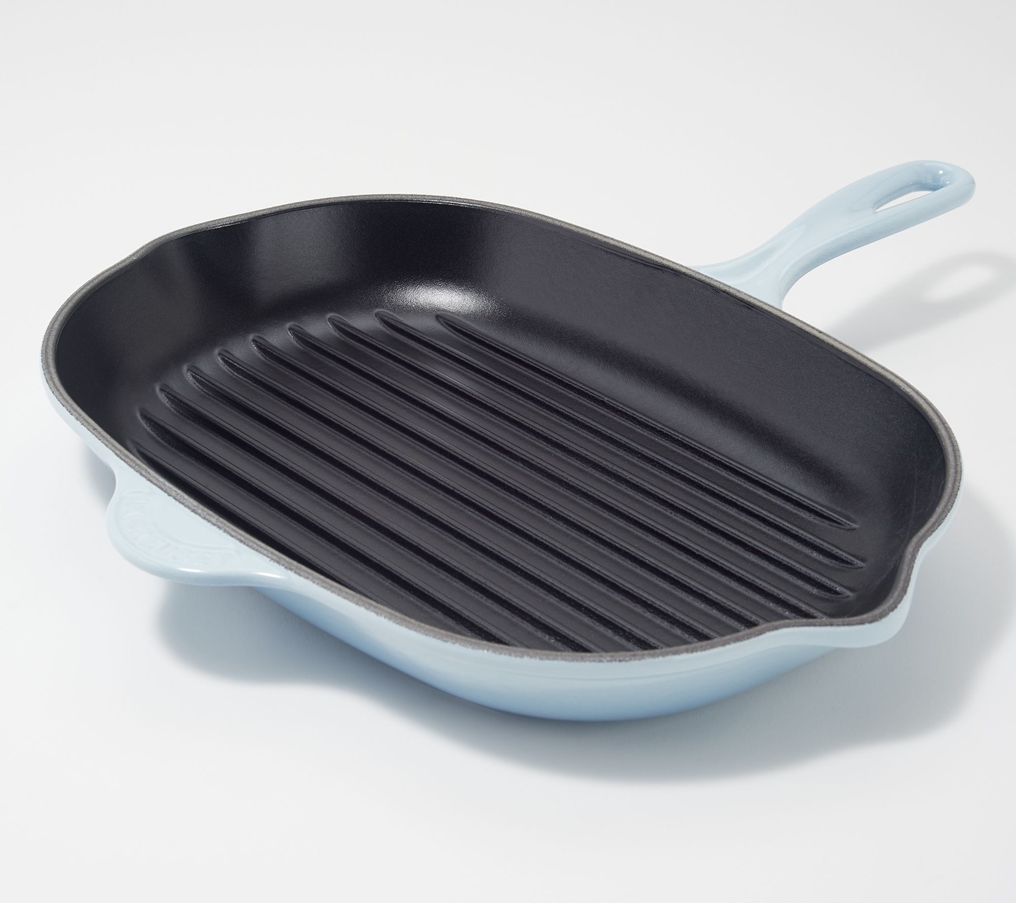 "As Is" Le Creuset Cast Iron 12" Oval Skillet Grill
