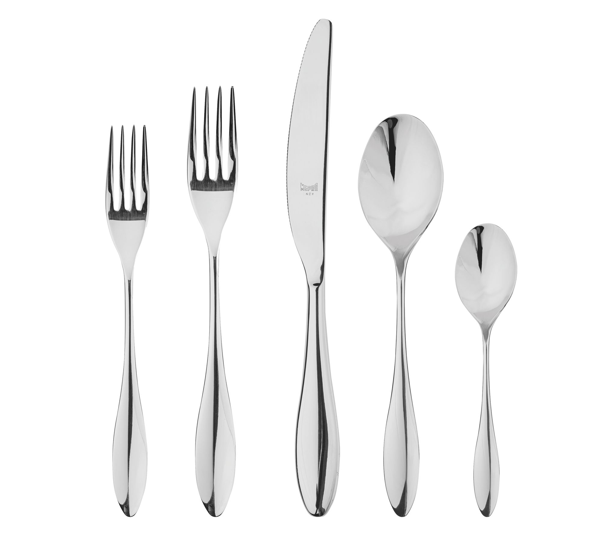 Mepra 20-Piece Carinzia Flatware Mirror Set