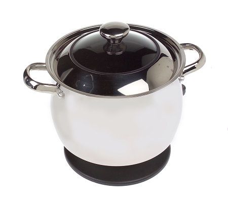 KitchenAid 8qt Stainless Steel Stock Pot Light Silver