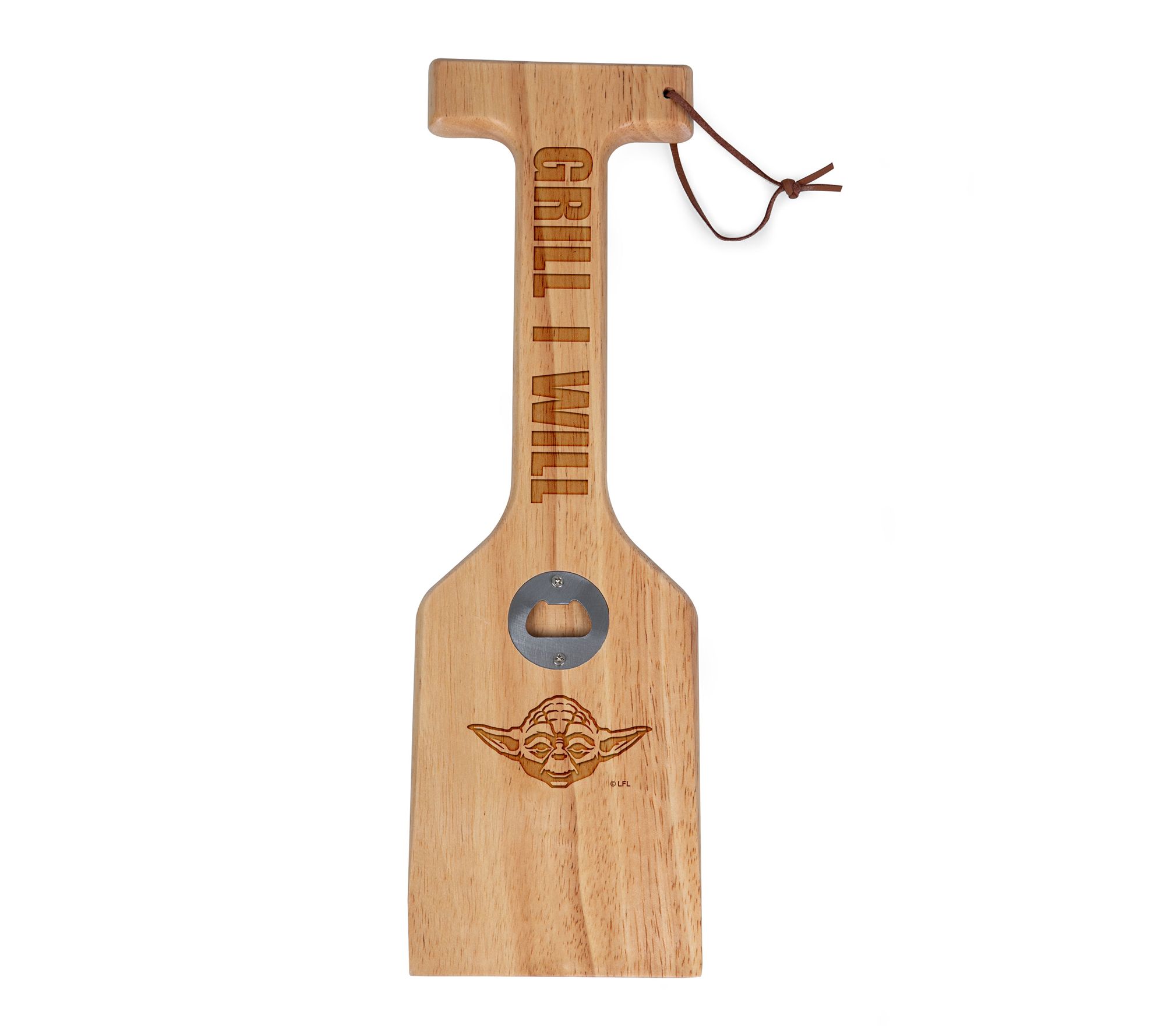 Oniva Star Wars Hardwood BBQ Grill Scraper withBottle Opener