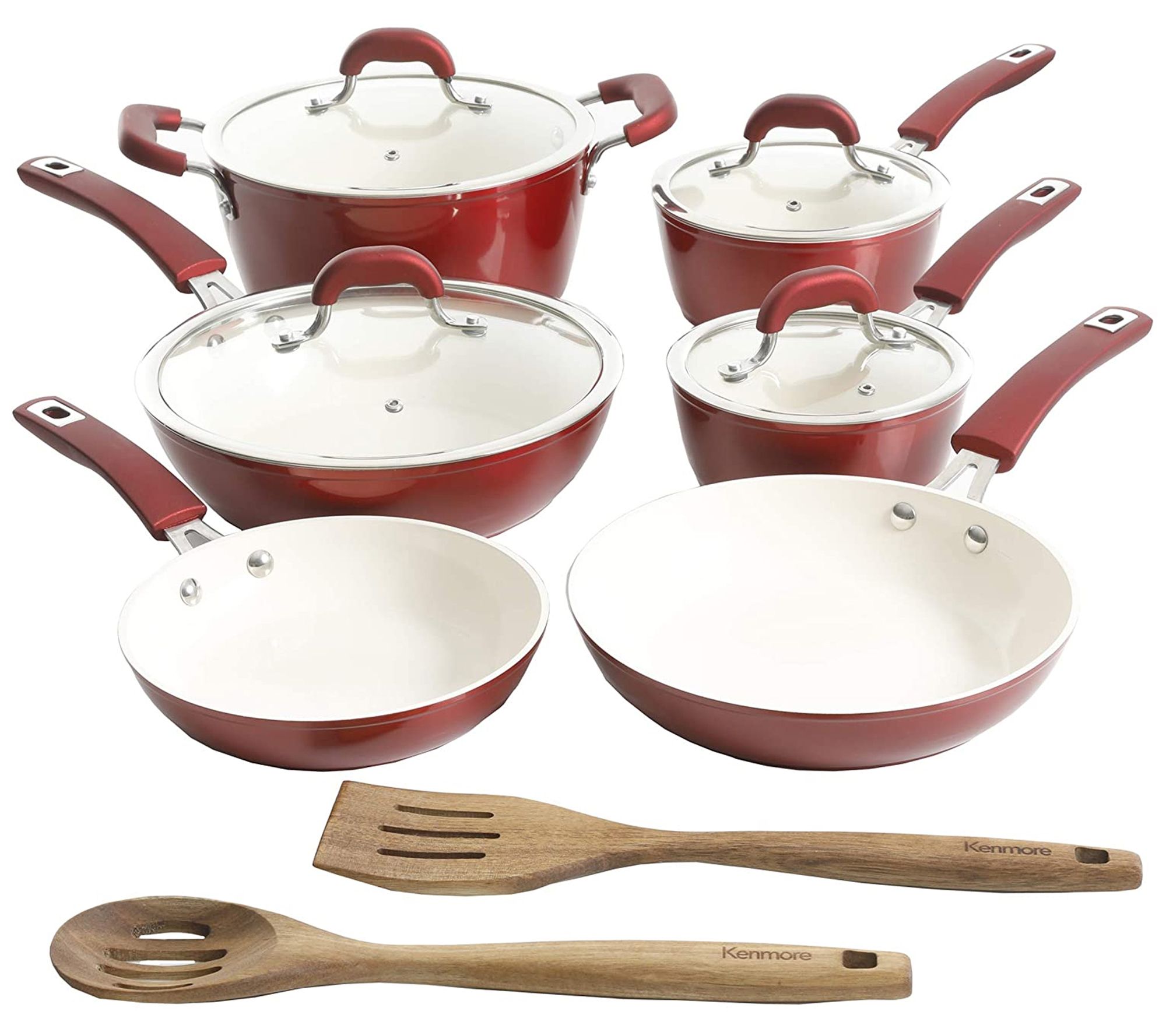 Kenmore Arlington Aluminum Ceramic Coated Cookware Set