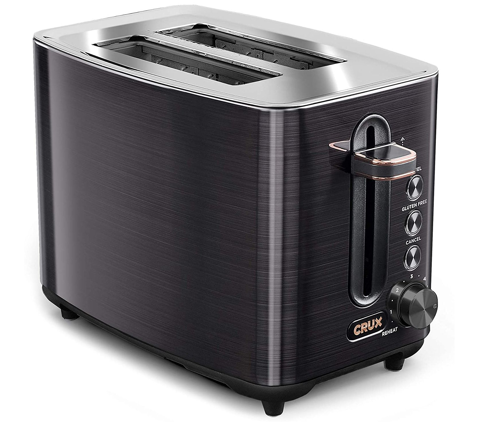 CRUX 2-Slice Toaster with 6-Setting Shade Control - QVC.com