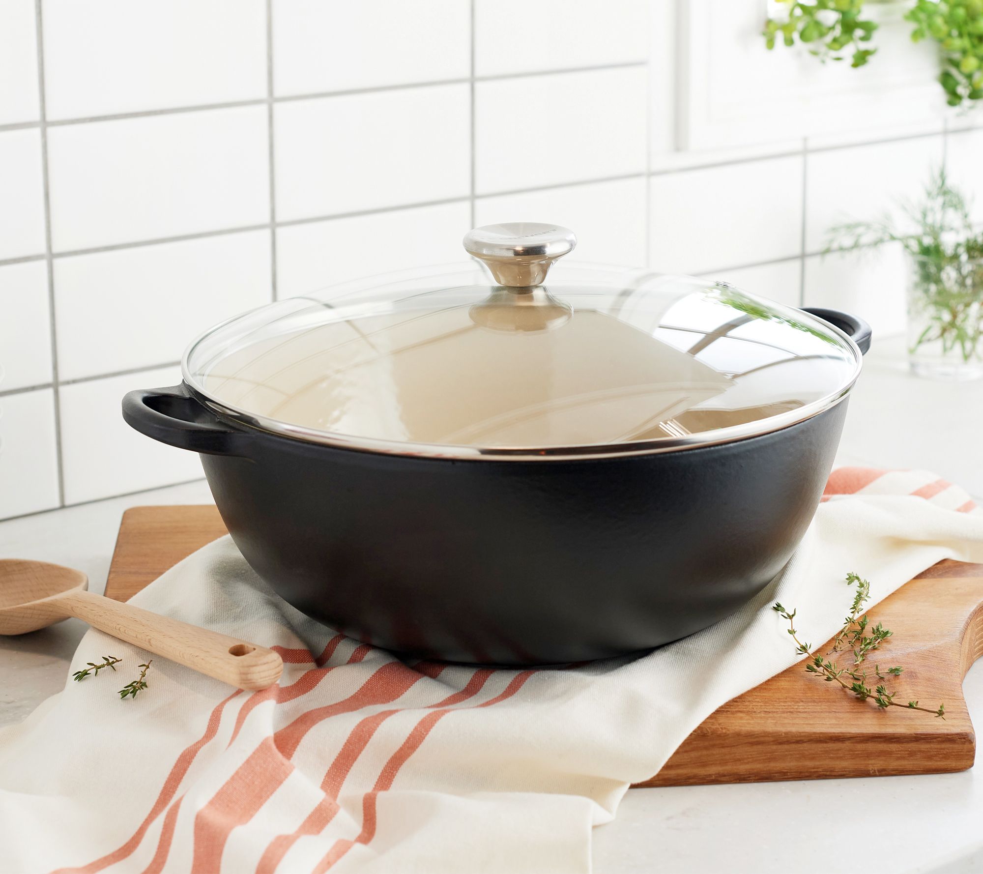 This Le Creuset Pot Has a Smart See-Through Lid, and It's Nearly