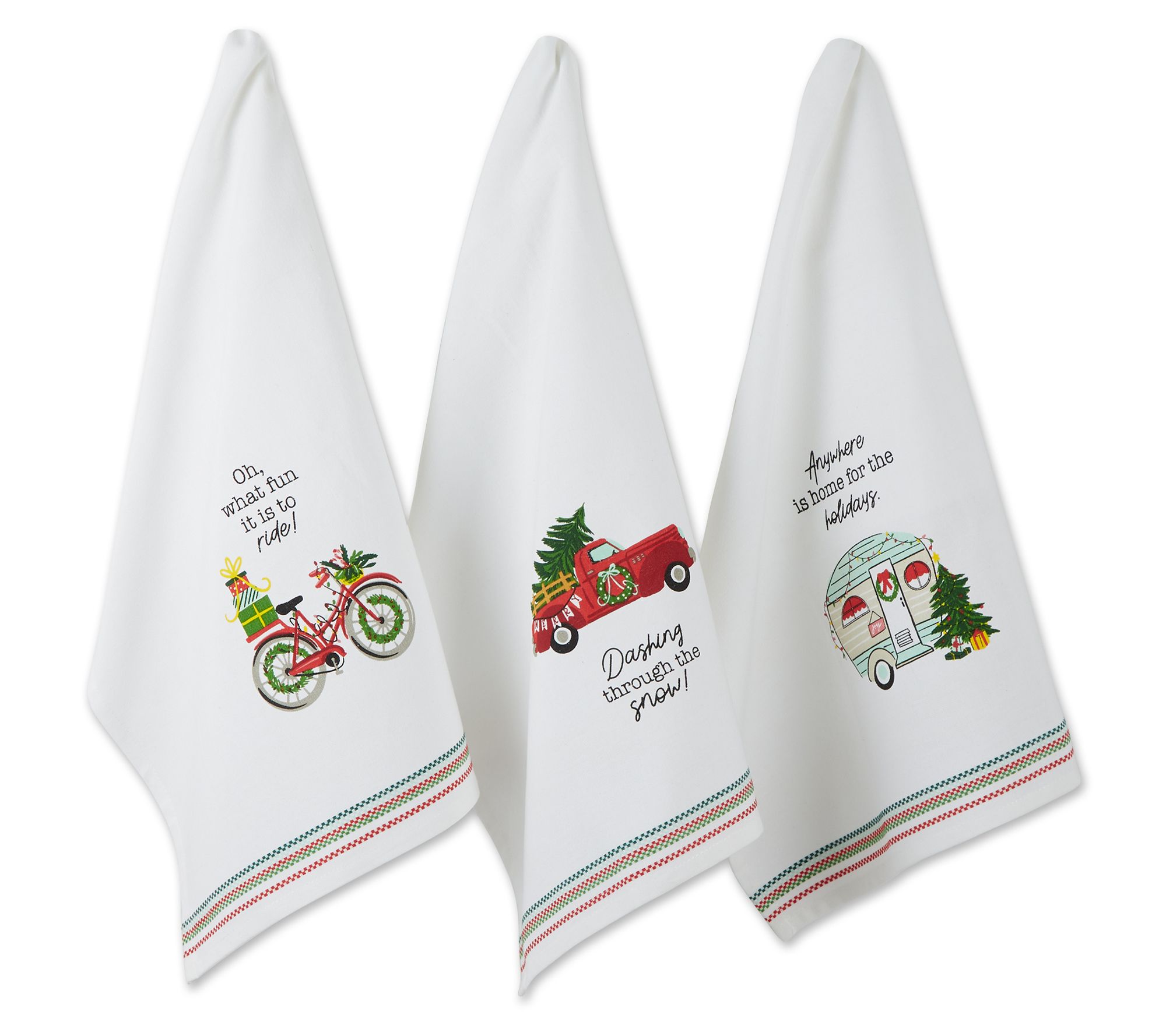 Oh What Fun! Holiday Tea Towel