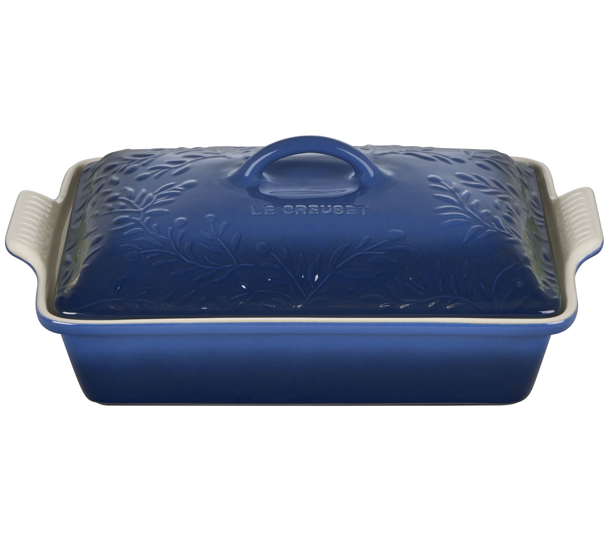 Le Creuset Olive Branch Collection Heritage Covered Casserole