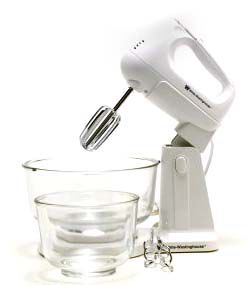 White Westinghouse Stand Mixer W/ Glass Bowls — QVC.com