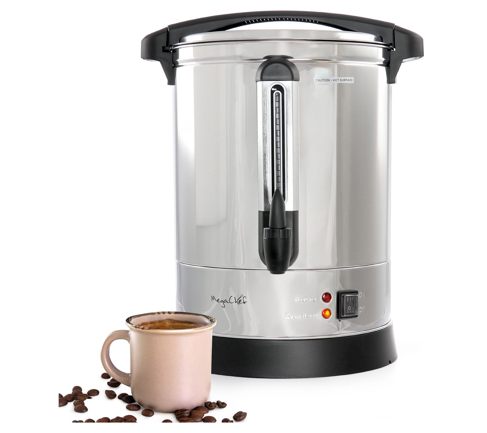 MegaChef 100 Cup Stainless Steel Coffee Urn