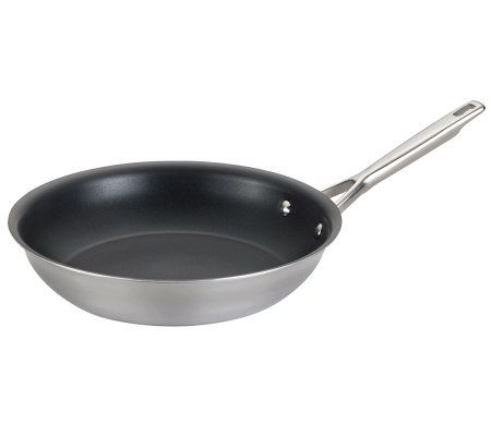 Tri-Ply Clad 12 in Stainless Steel Wok