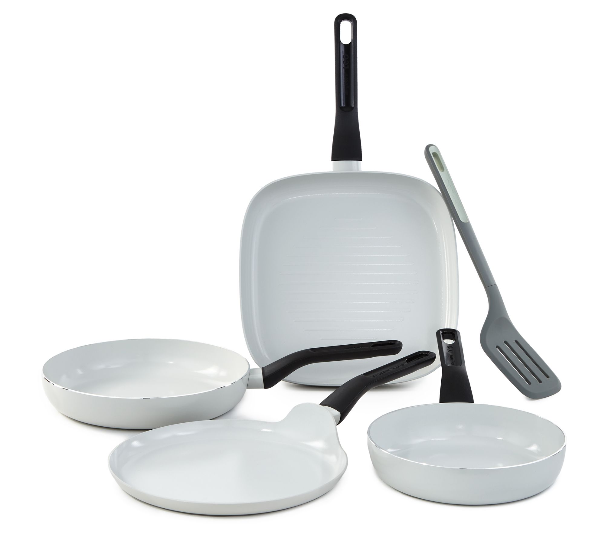 BergHOFF Leo Glints 5-Piece Ceramic Nonstick Cookware Set