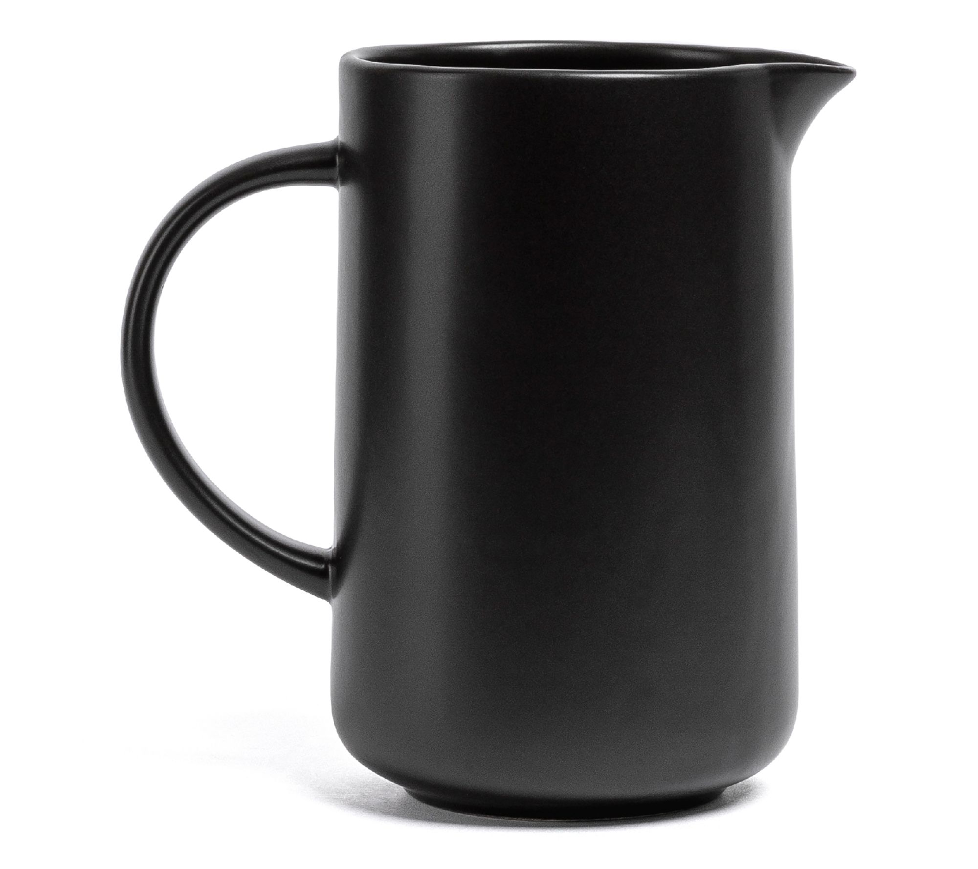 over&back Coupe Semi-Matte Stoneware 42oz Pitcher